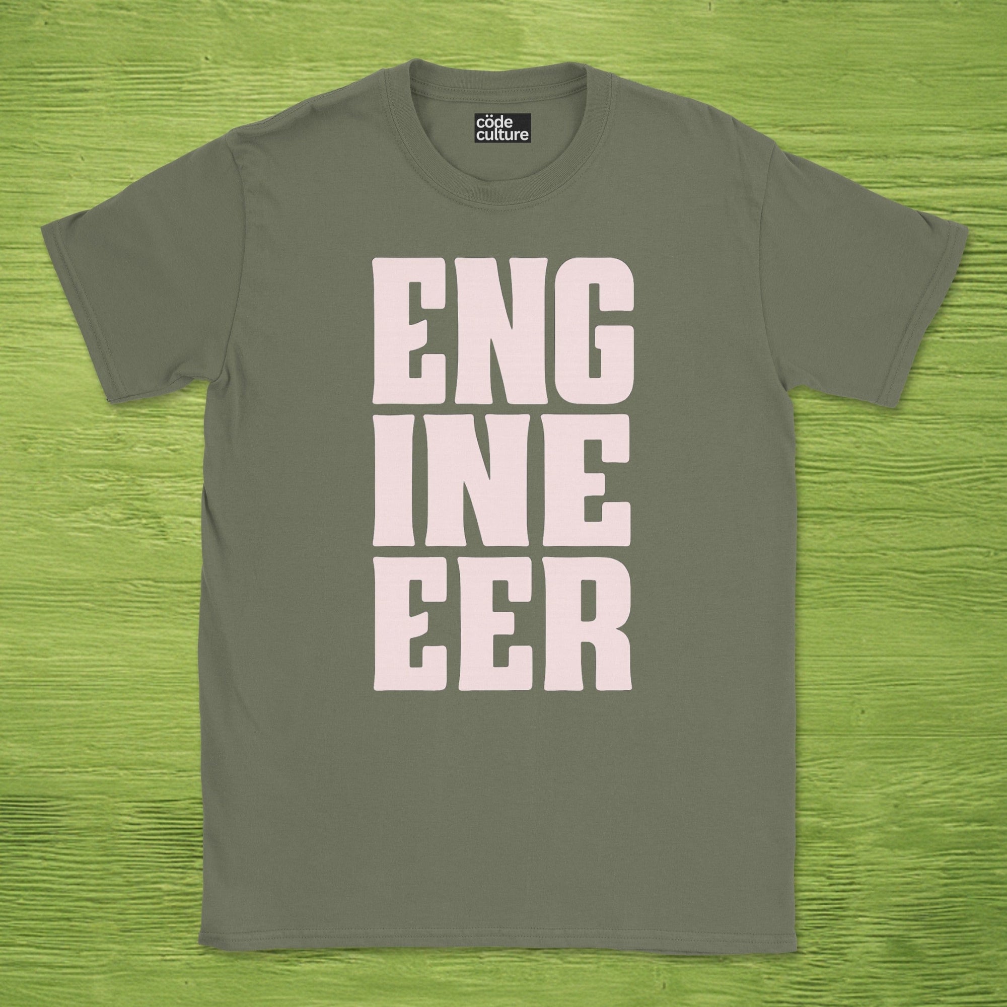engineer text shirt