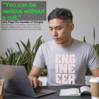 engineer text shirt
