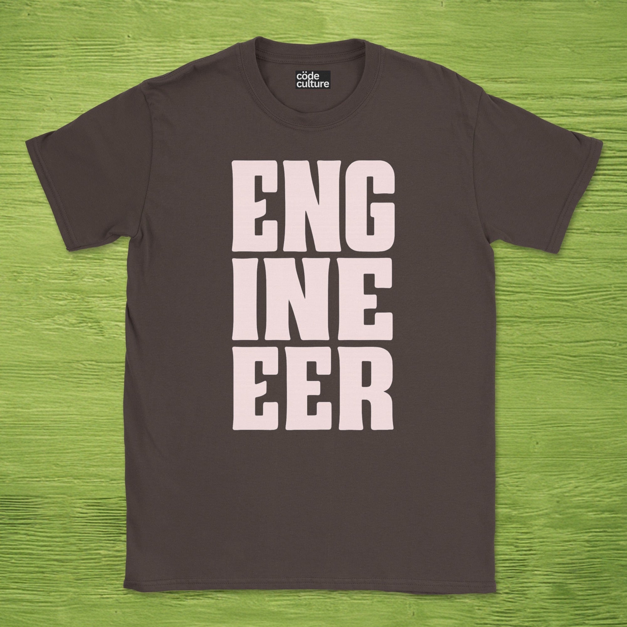 engineer text shirt
