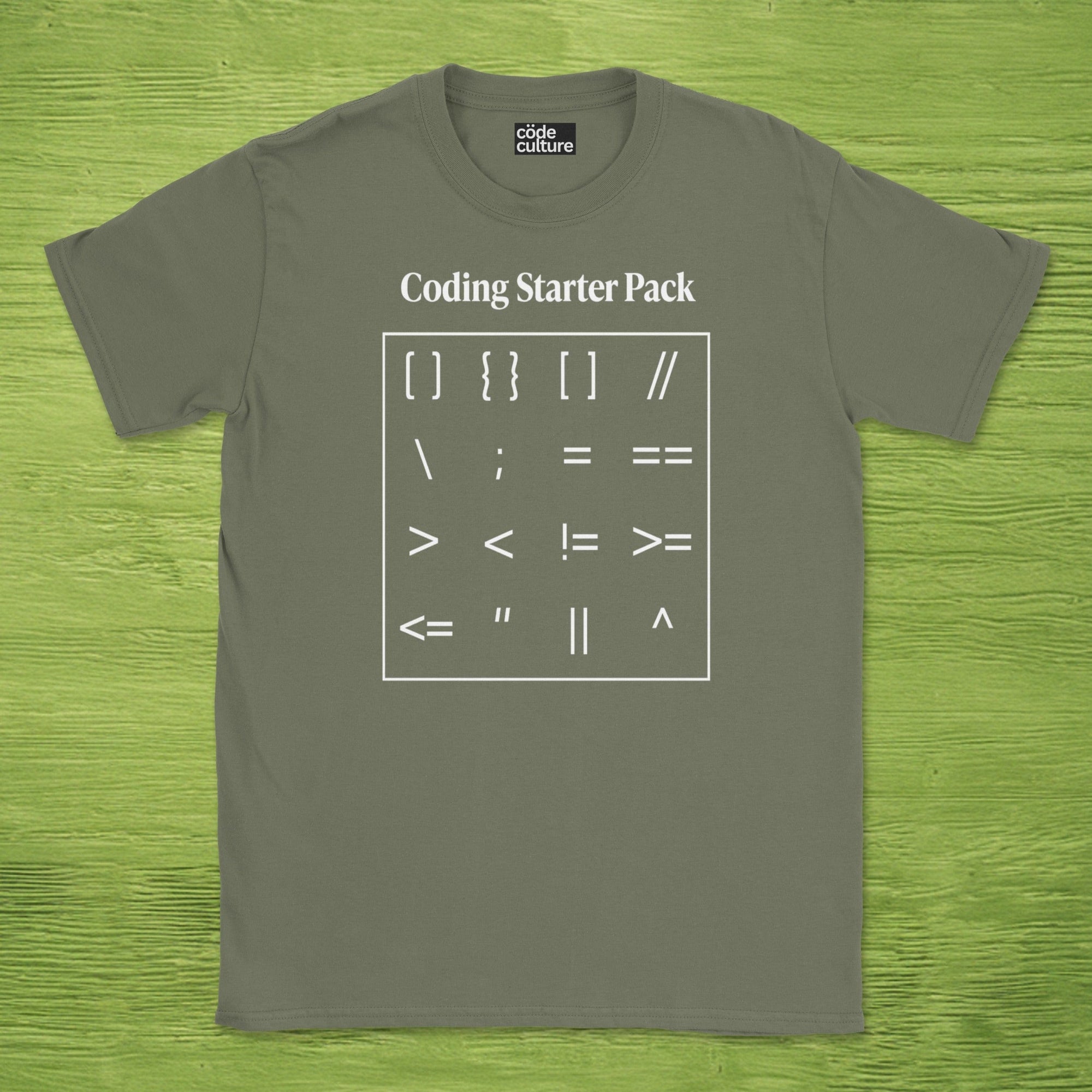 coding starter pack shirt