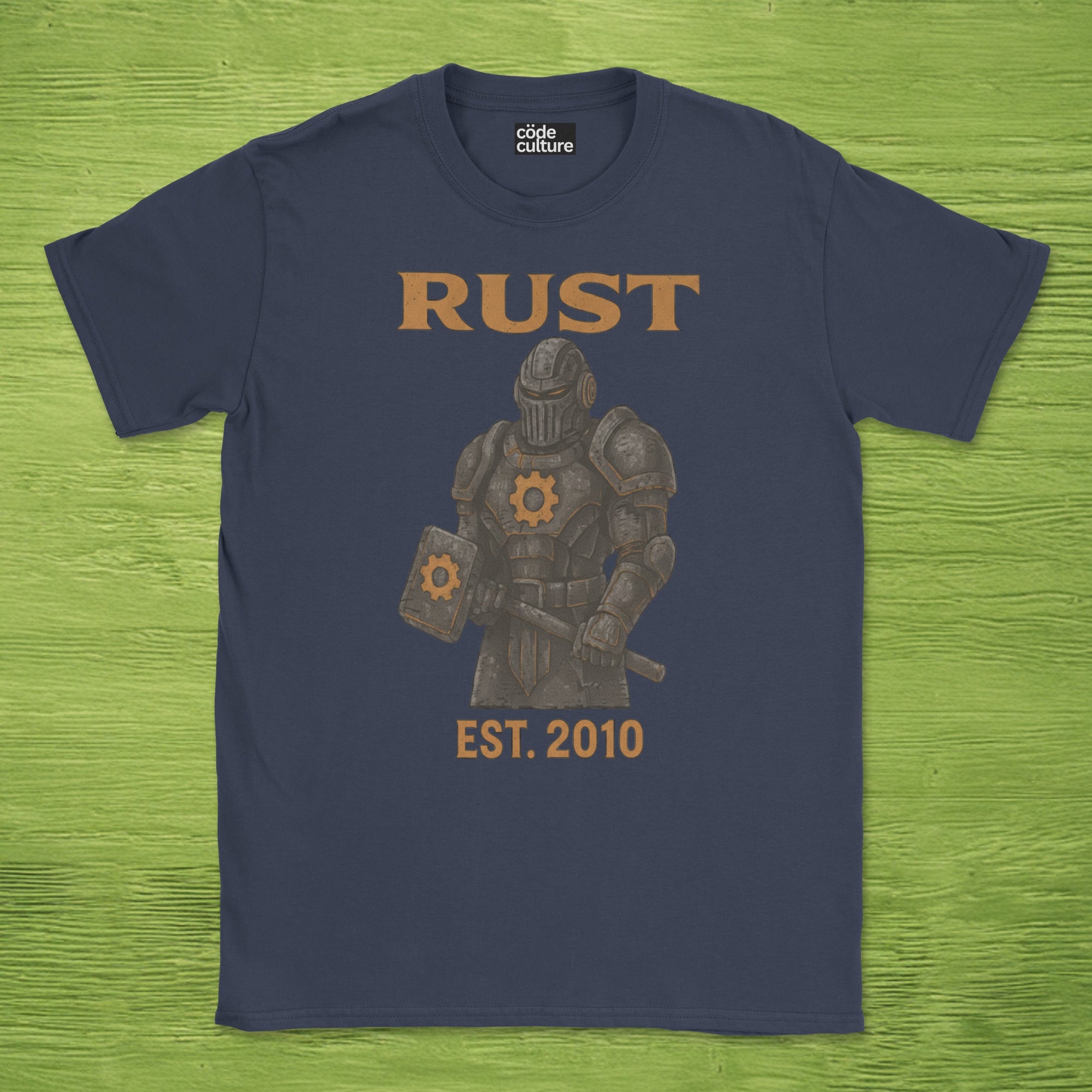 rust shirt