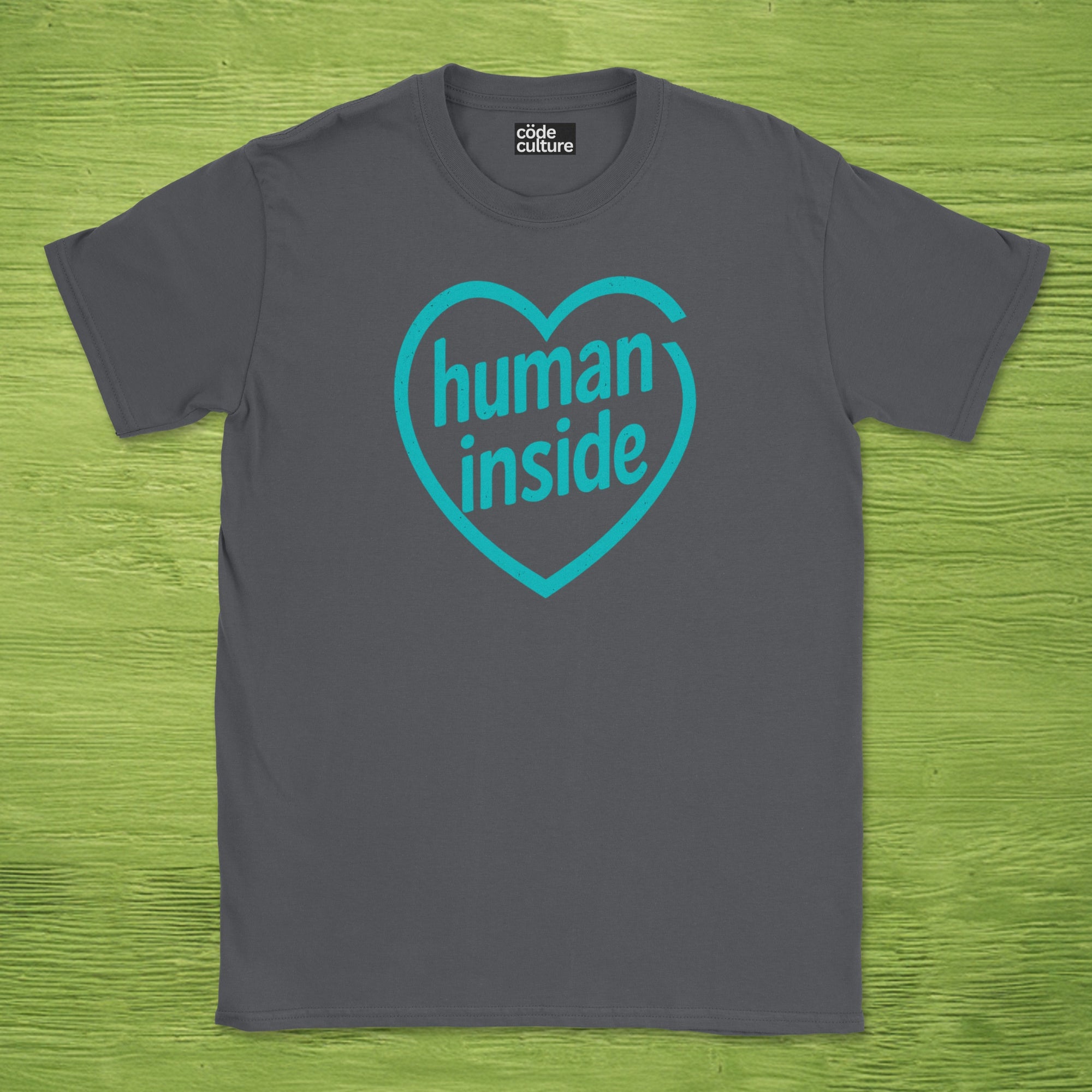 human inside shirt