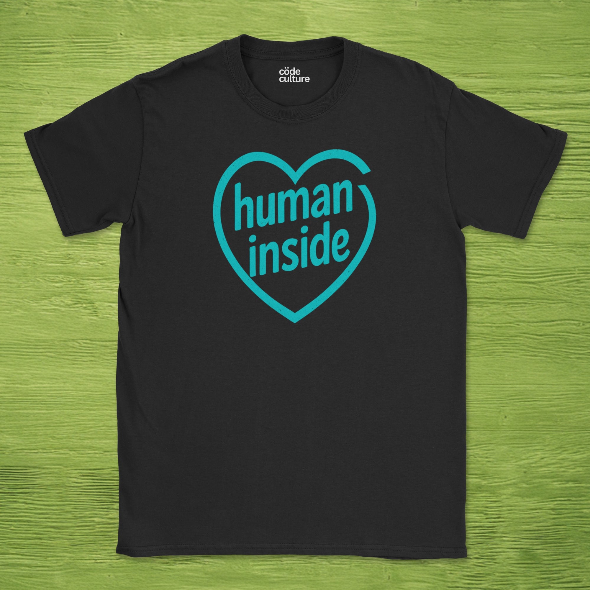 human inside shirt