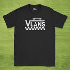 Code Culture VLANS shirt funny programmer T-Shirt in Black — Code Culture developer clothing