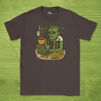 tired zombie developer shirt