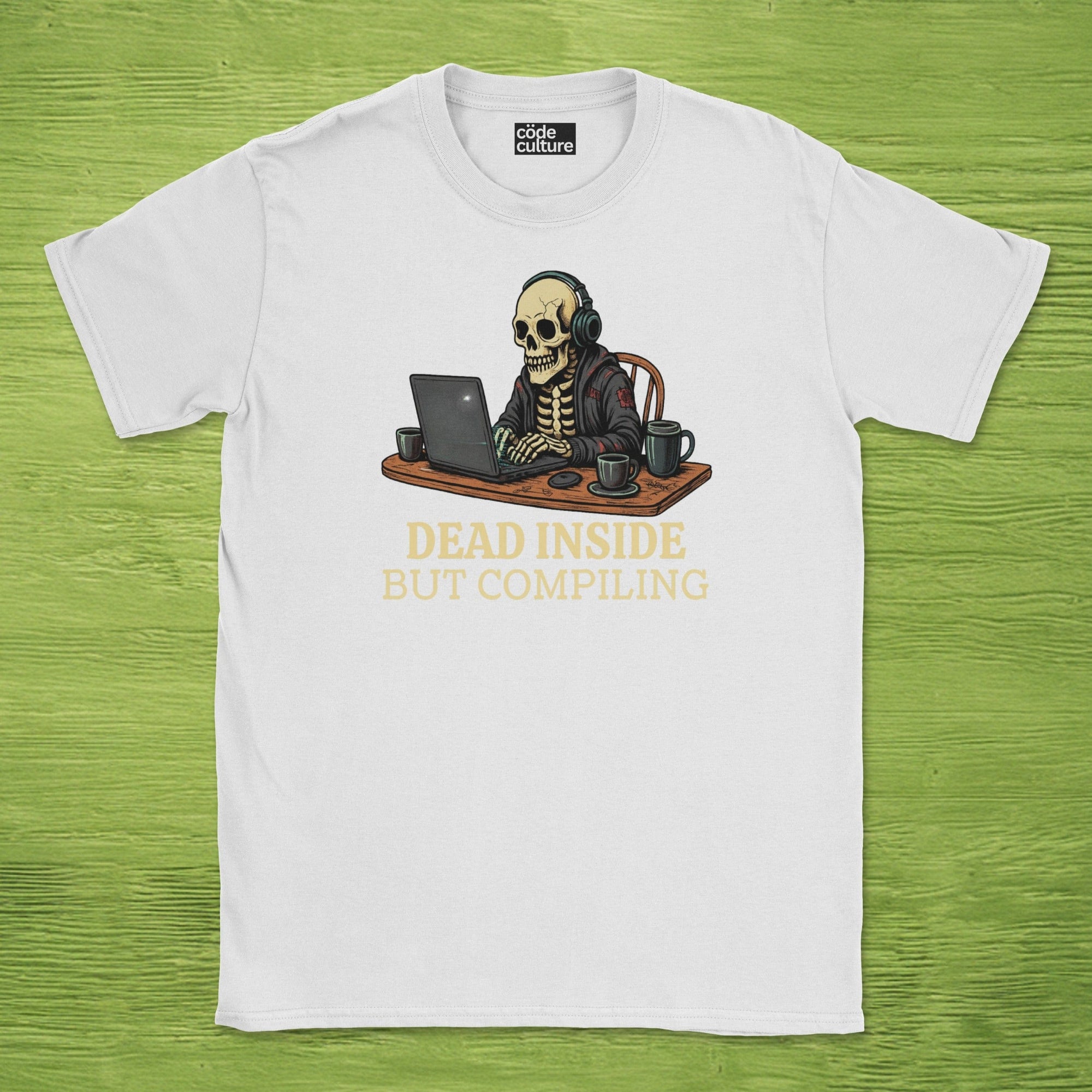 dead inside but compiling shirt