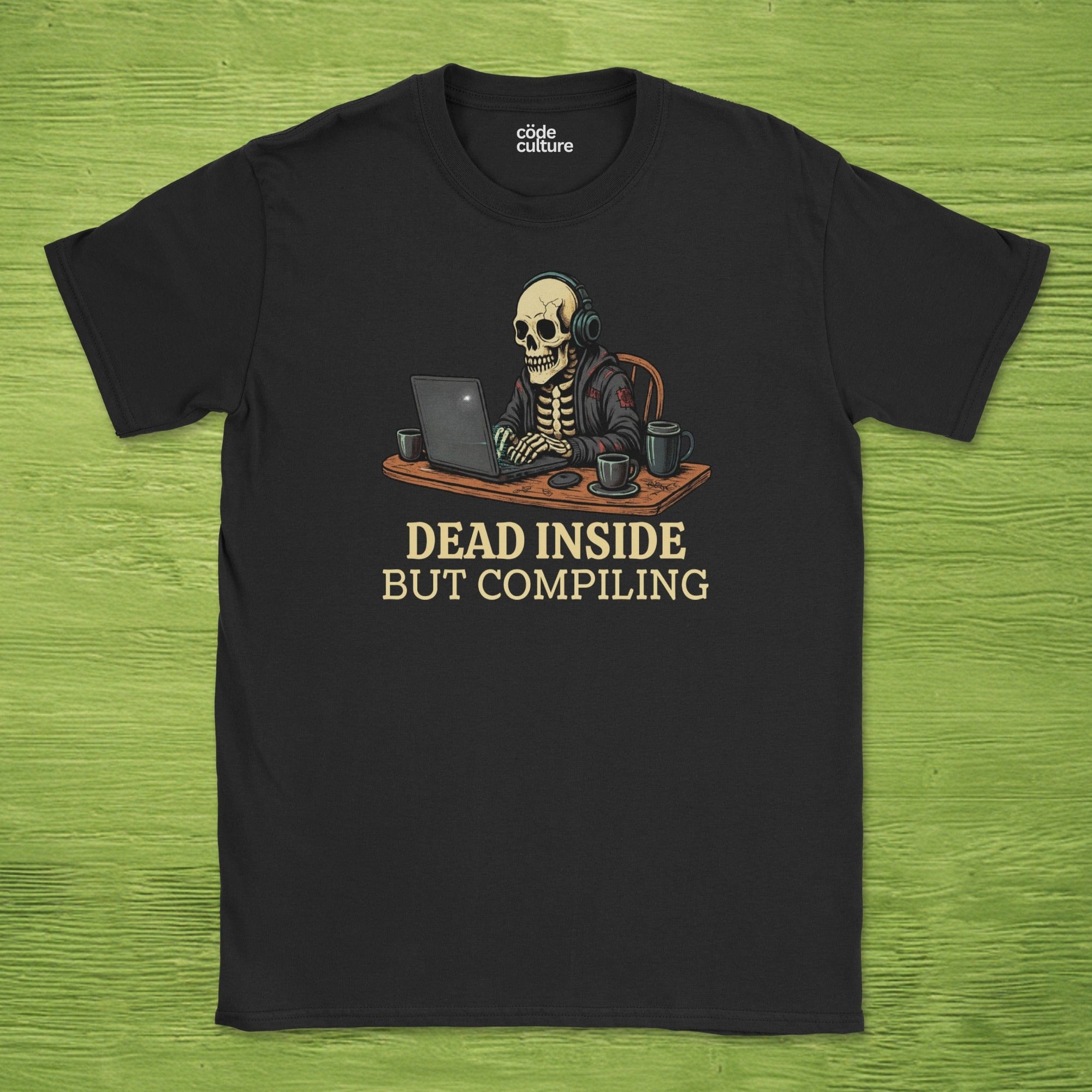 dead inside but compiling shirt
