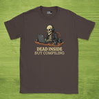 dead inside but compiling shirt