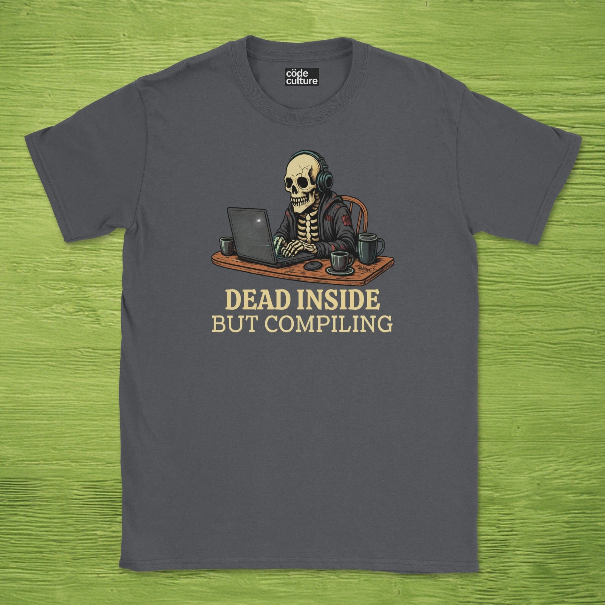 dead inside but compiling shirt