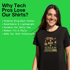 ctrl + alt + scream shirt