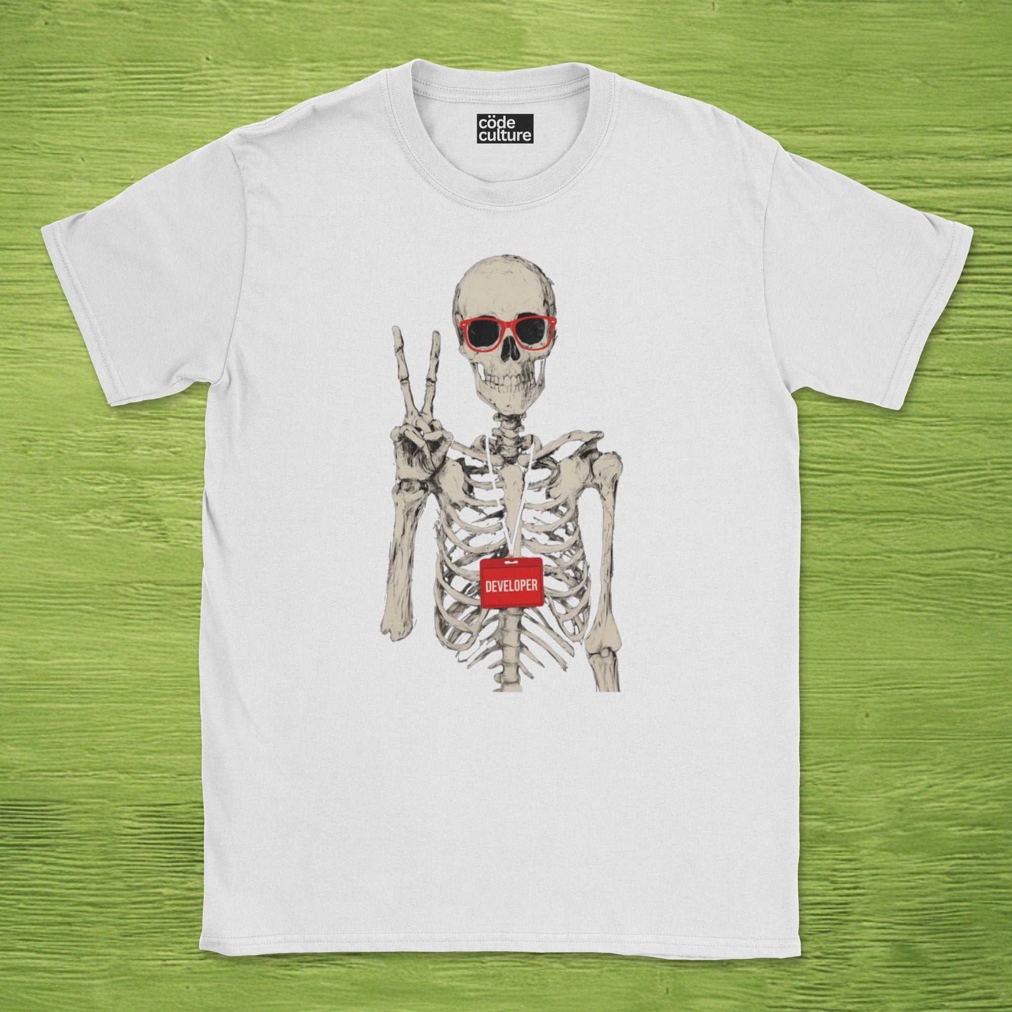 skeleton developer shirt