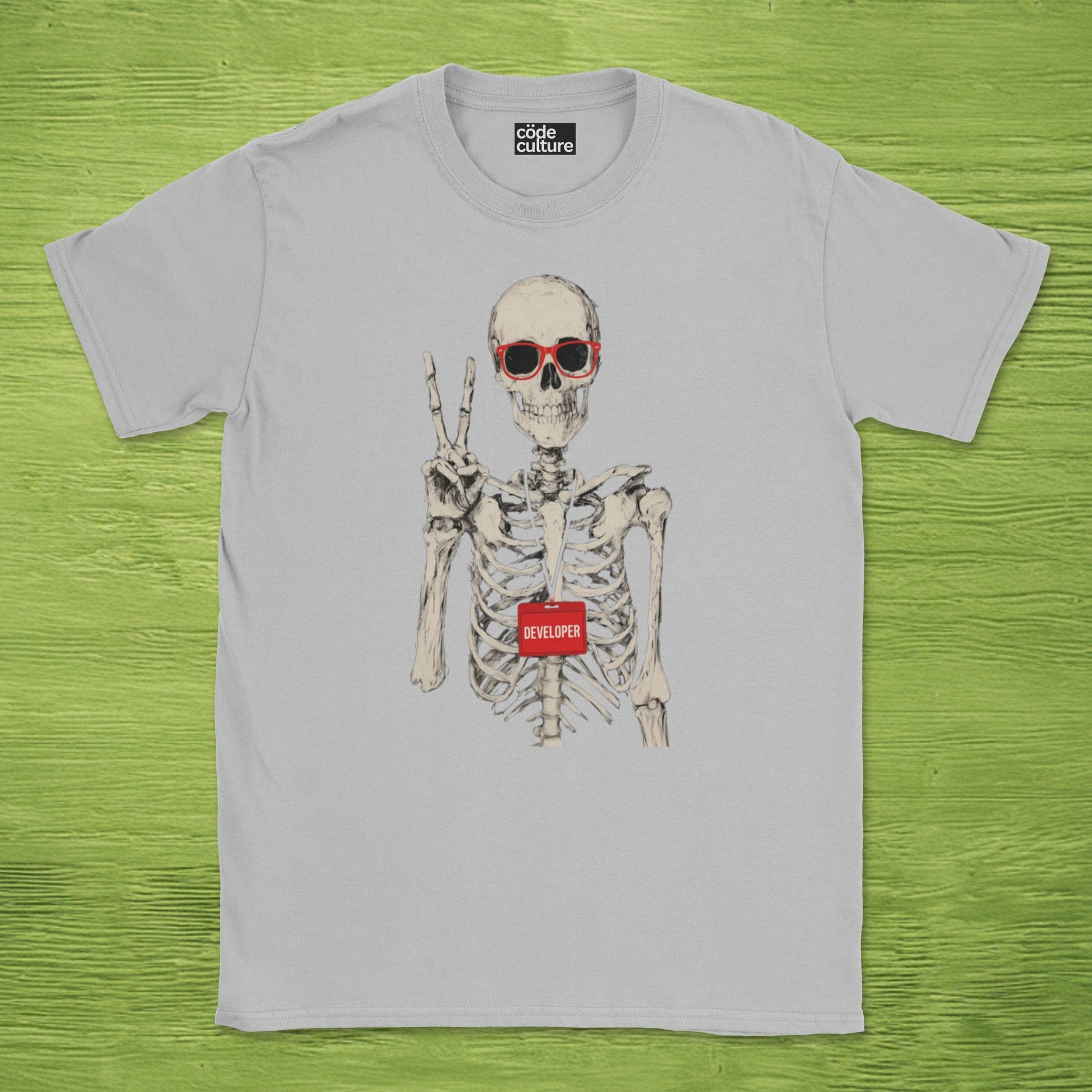 skeleton developer shirt