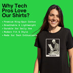 working skeleton analyst shirt