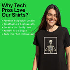 skeleton cybersecurity shirt