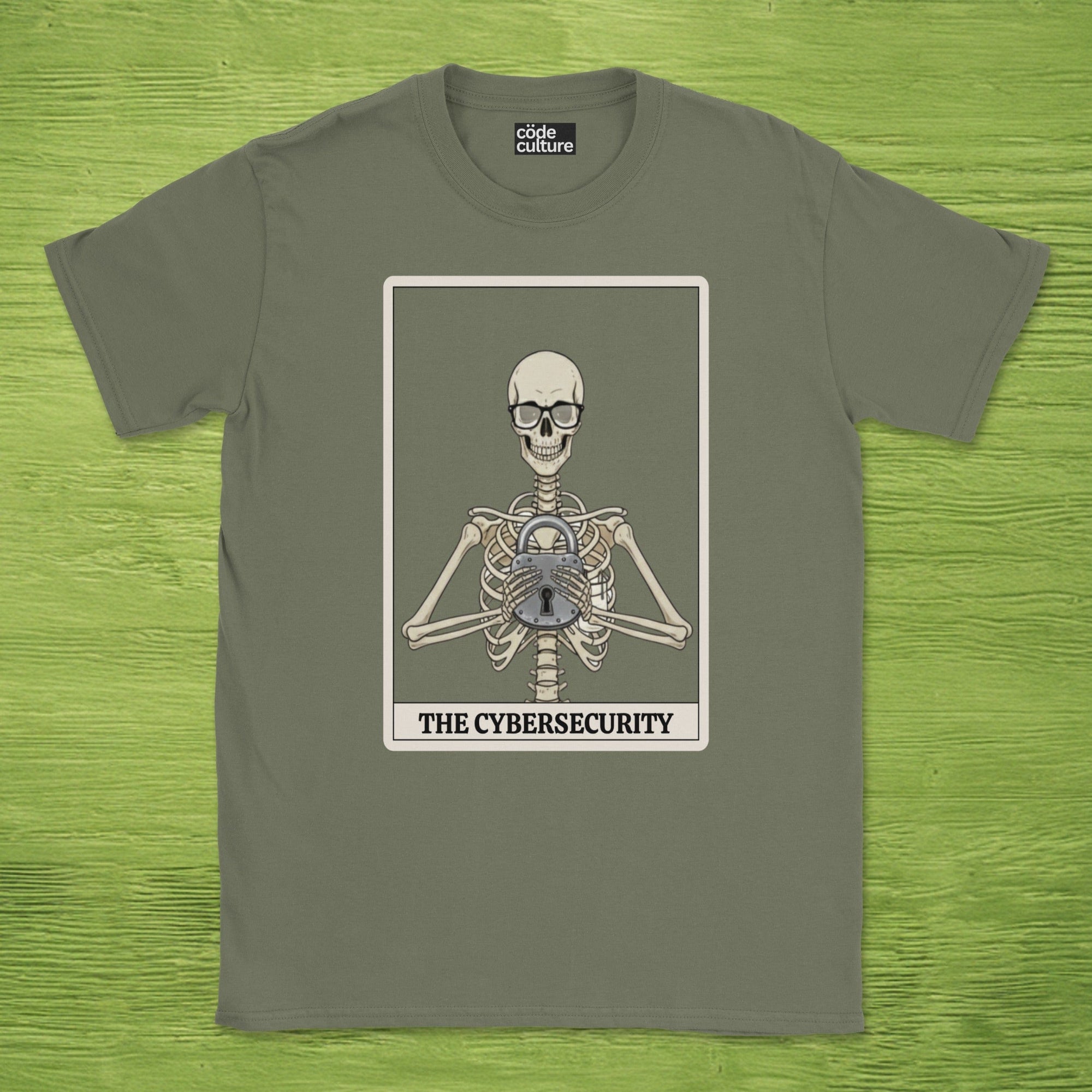 skeleton cybersecurity shirt