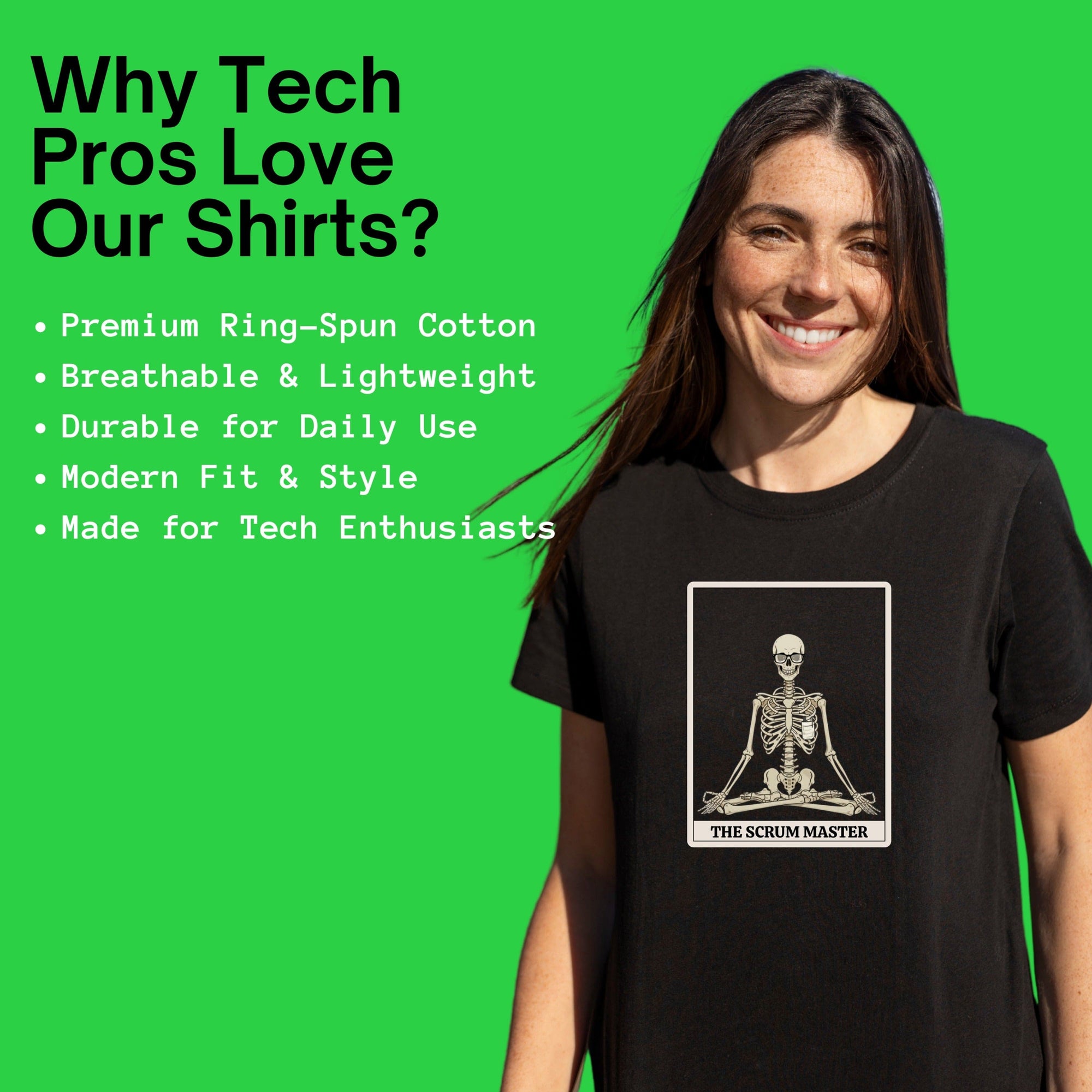 skeleton scrum master shirt