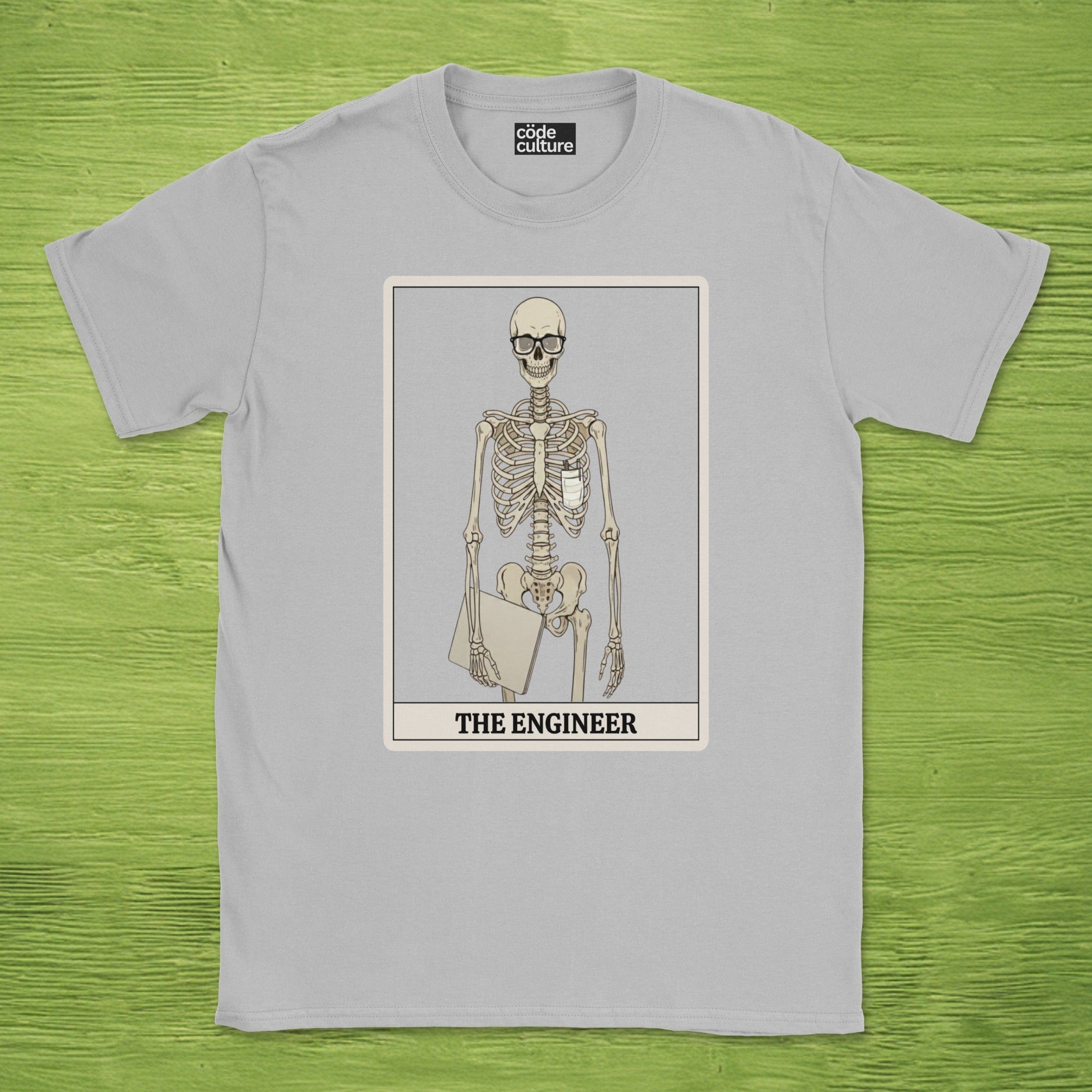 skeleton engineer shirt