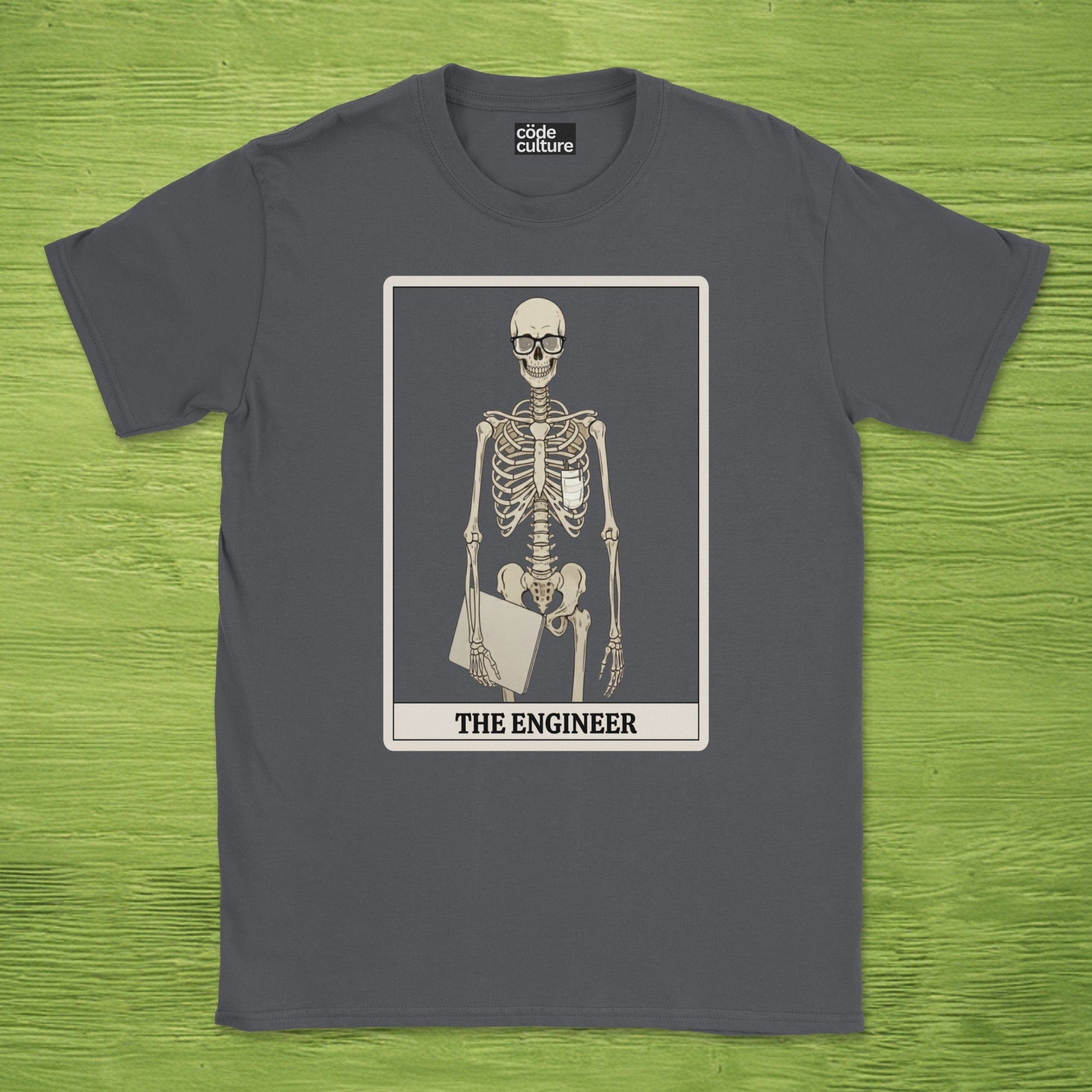 skeleton engineer shirt
