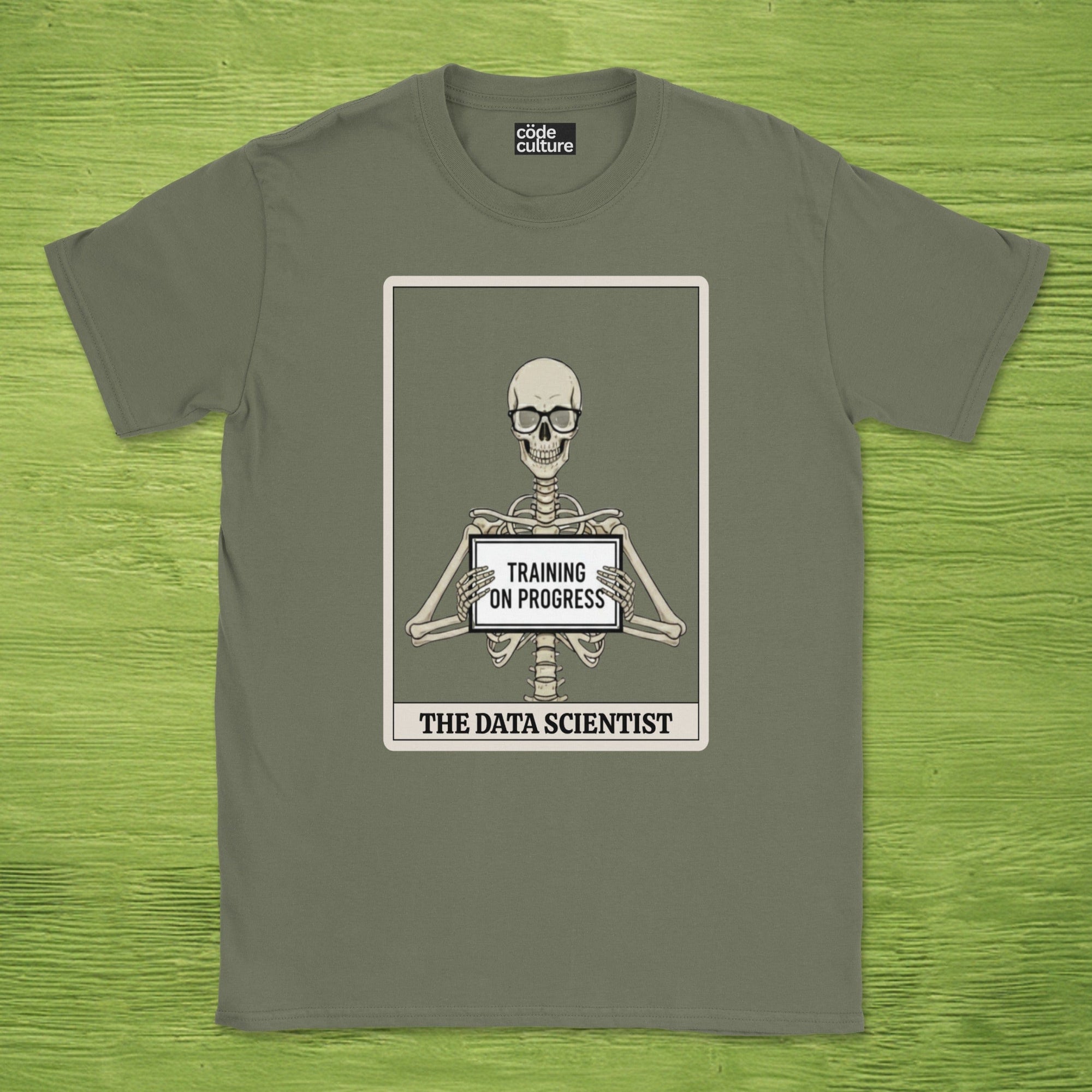skeleton data scientist shirt