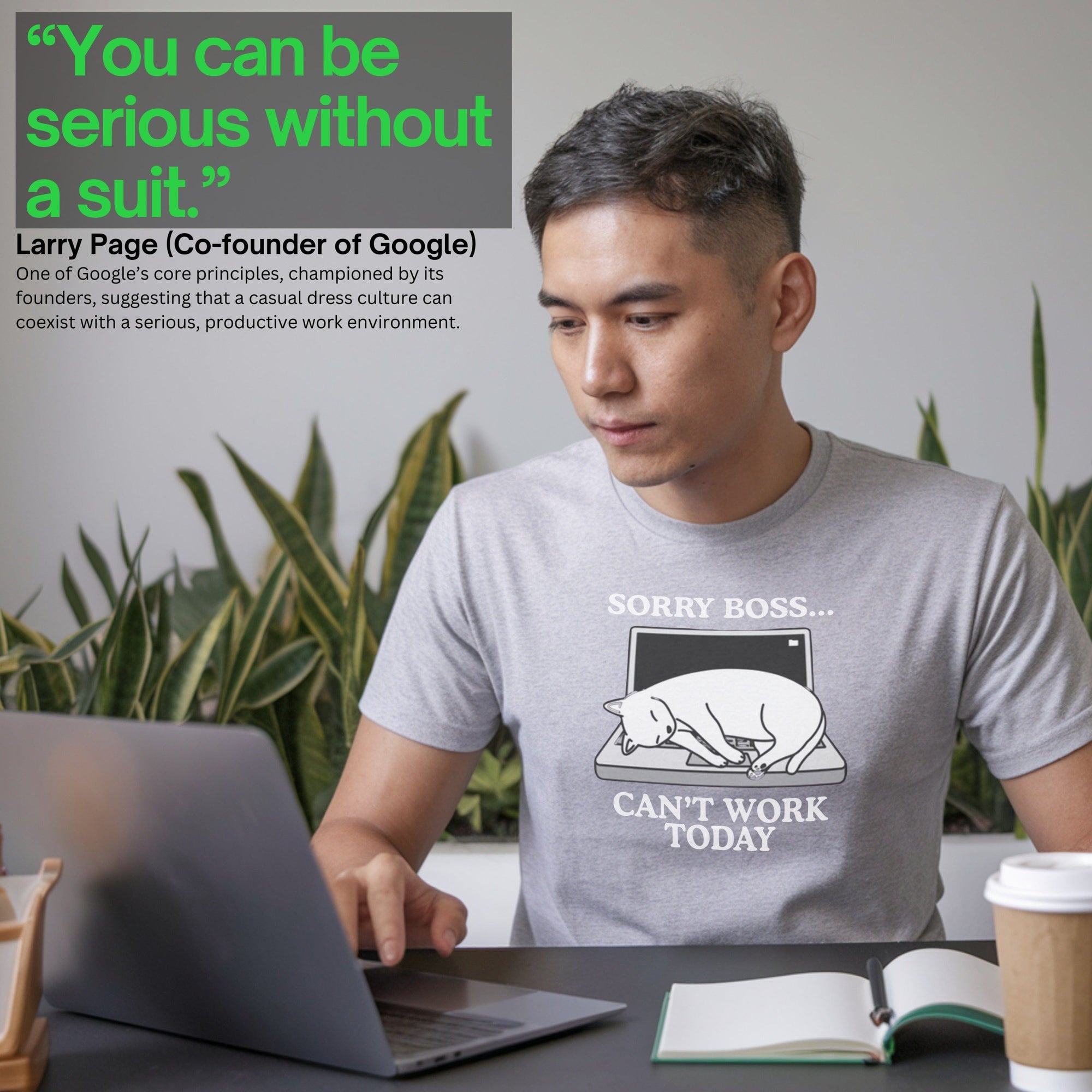 sorry boss cant work today cat shirt