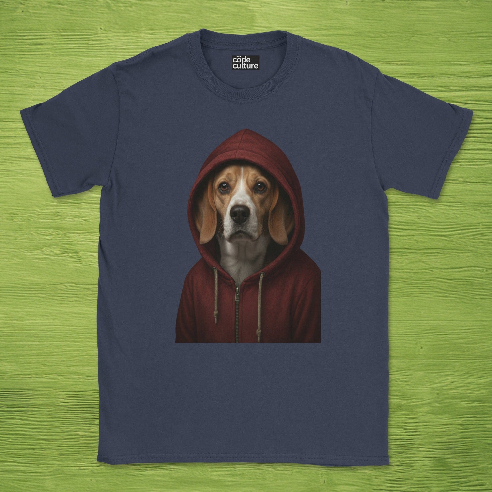 dog in hoodie shirt