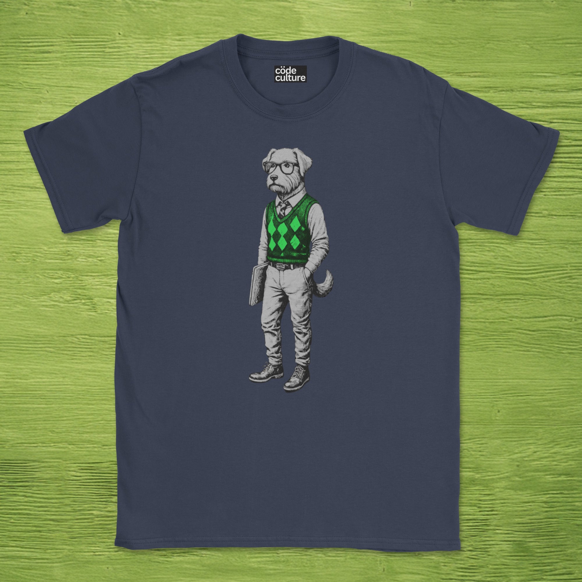 dog in sweater shirt