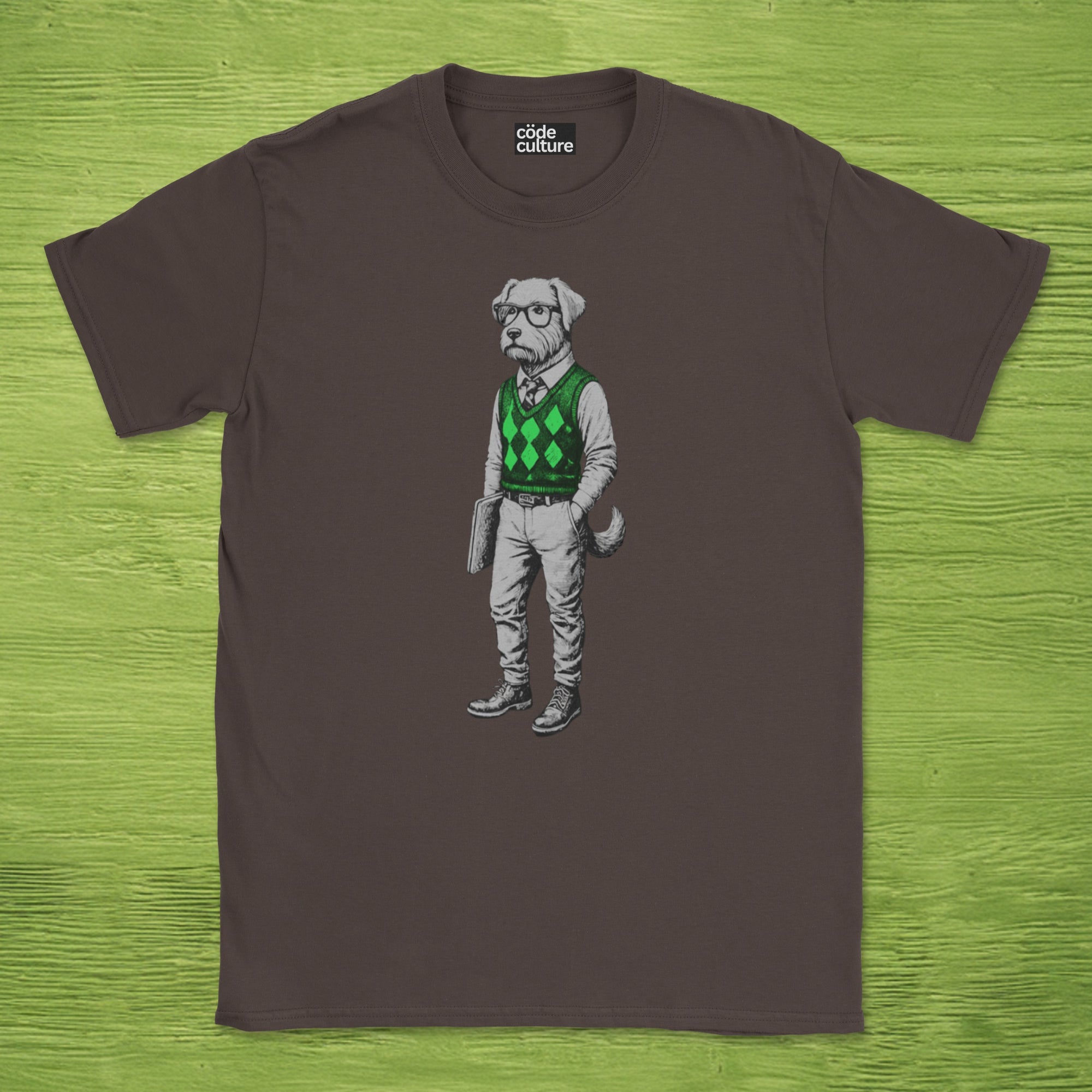 dog in sweater shirt