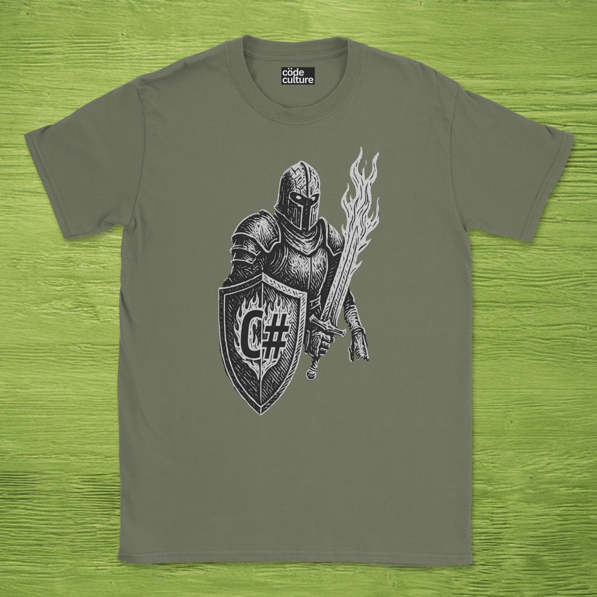 C# knight shirt