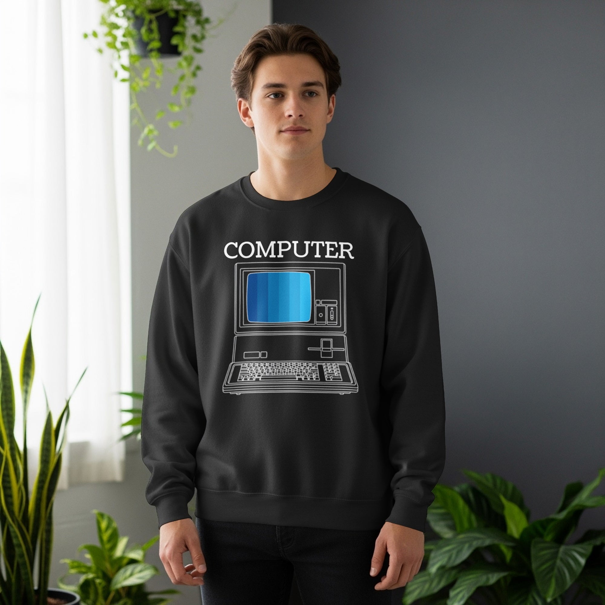 computer sweatshirt