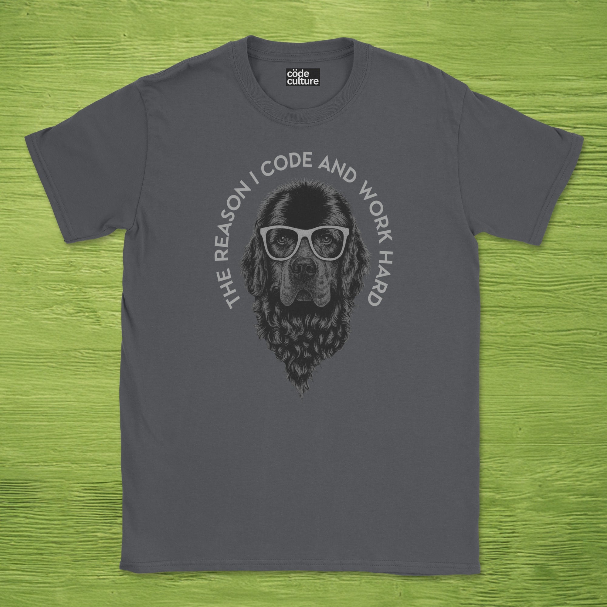 the reason i code dog shirt