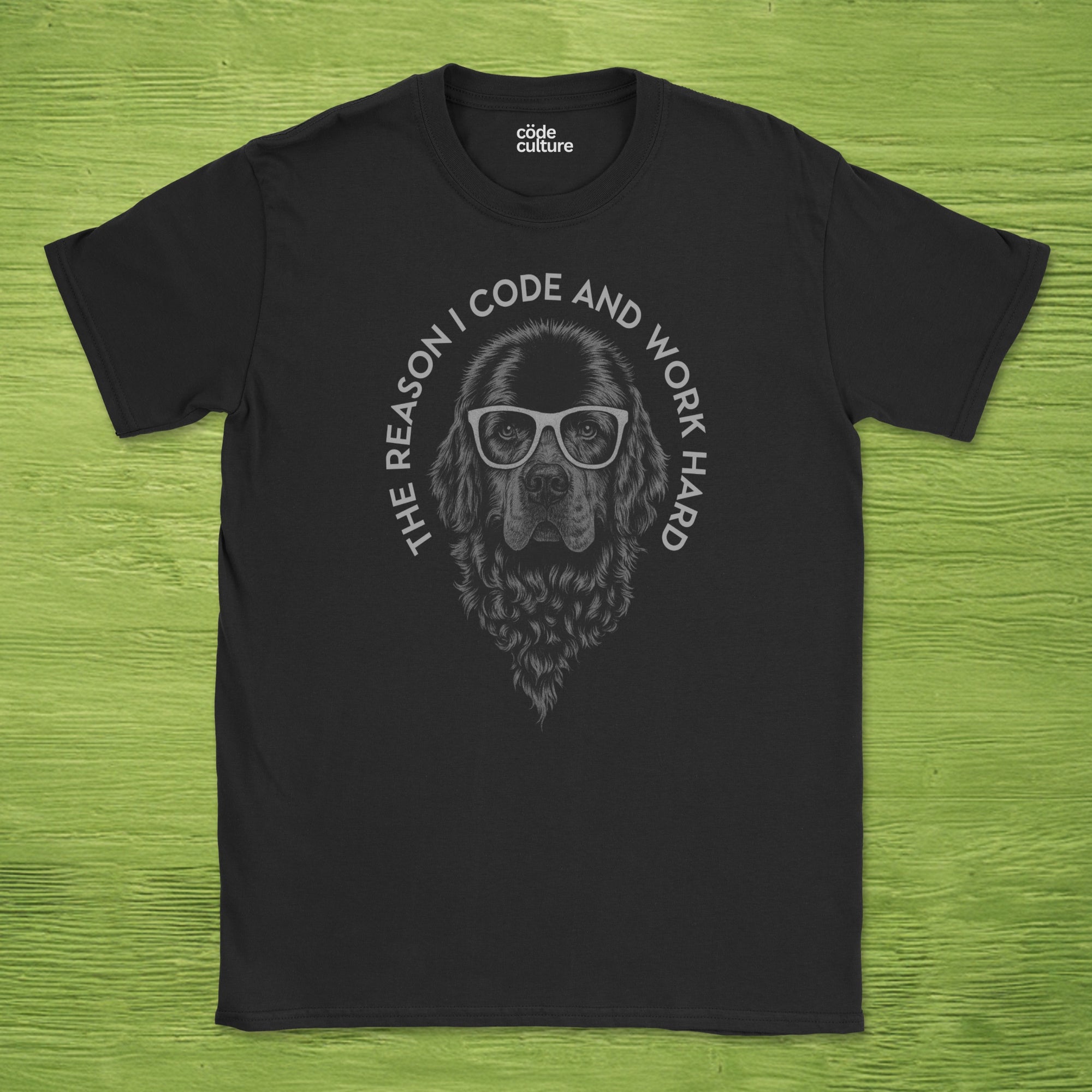 the reason i code dog shirt