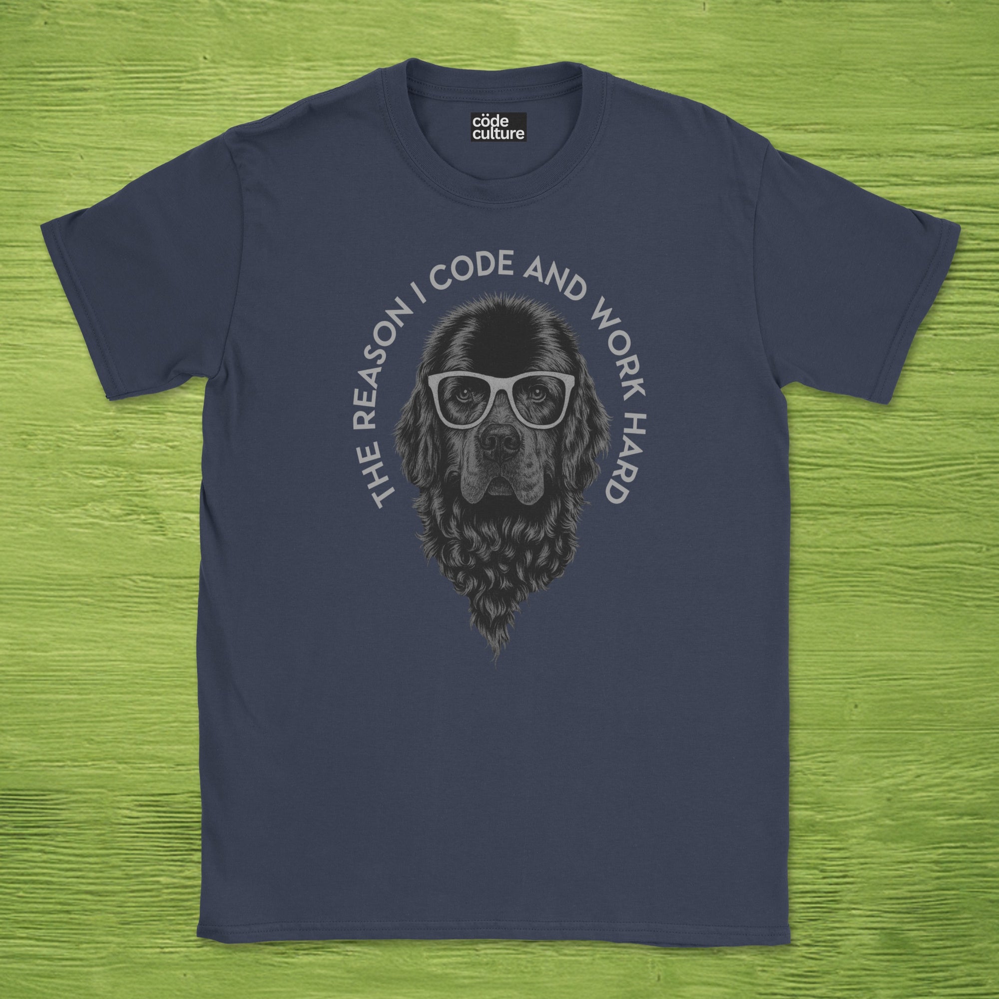 the reason i code dog shirt
