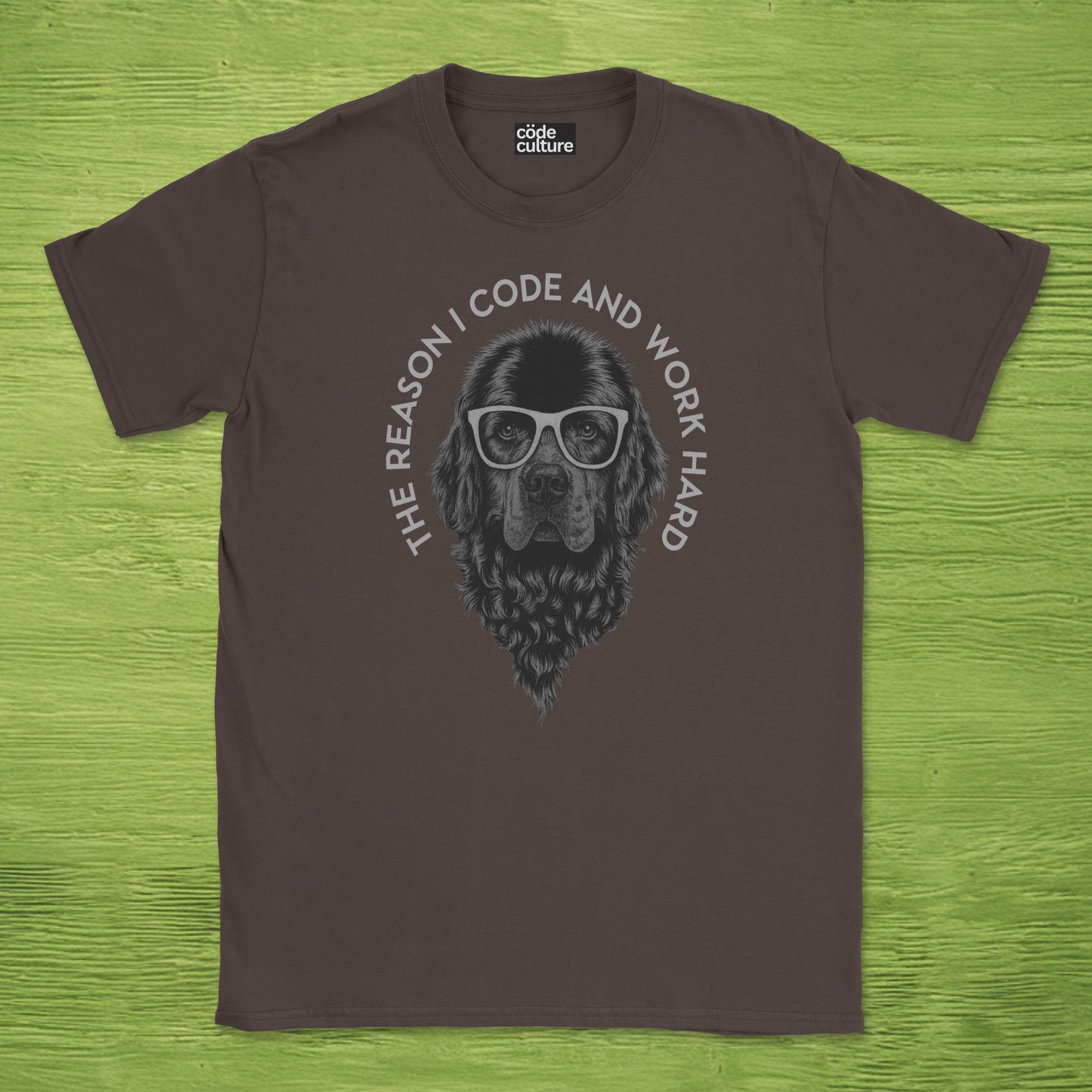 the reason i code dog shirt