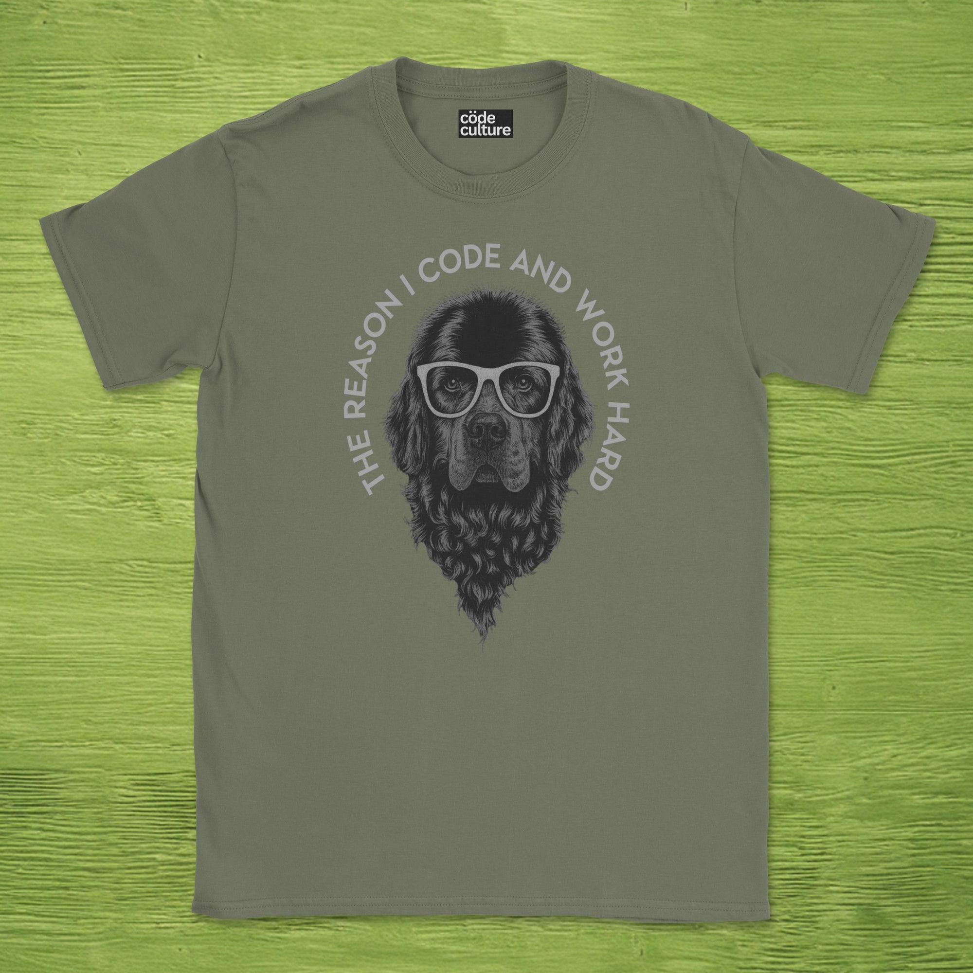 the reason i code dog shirt