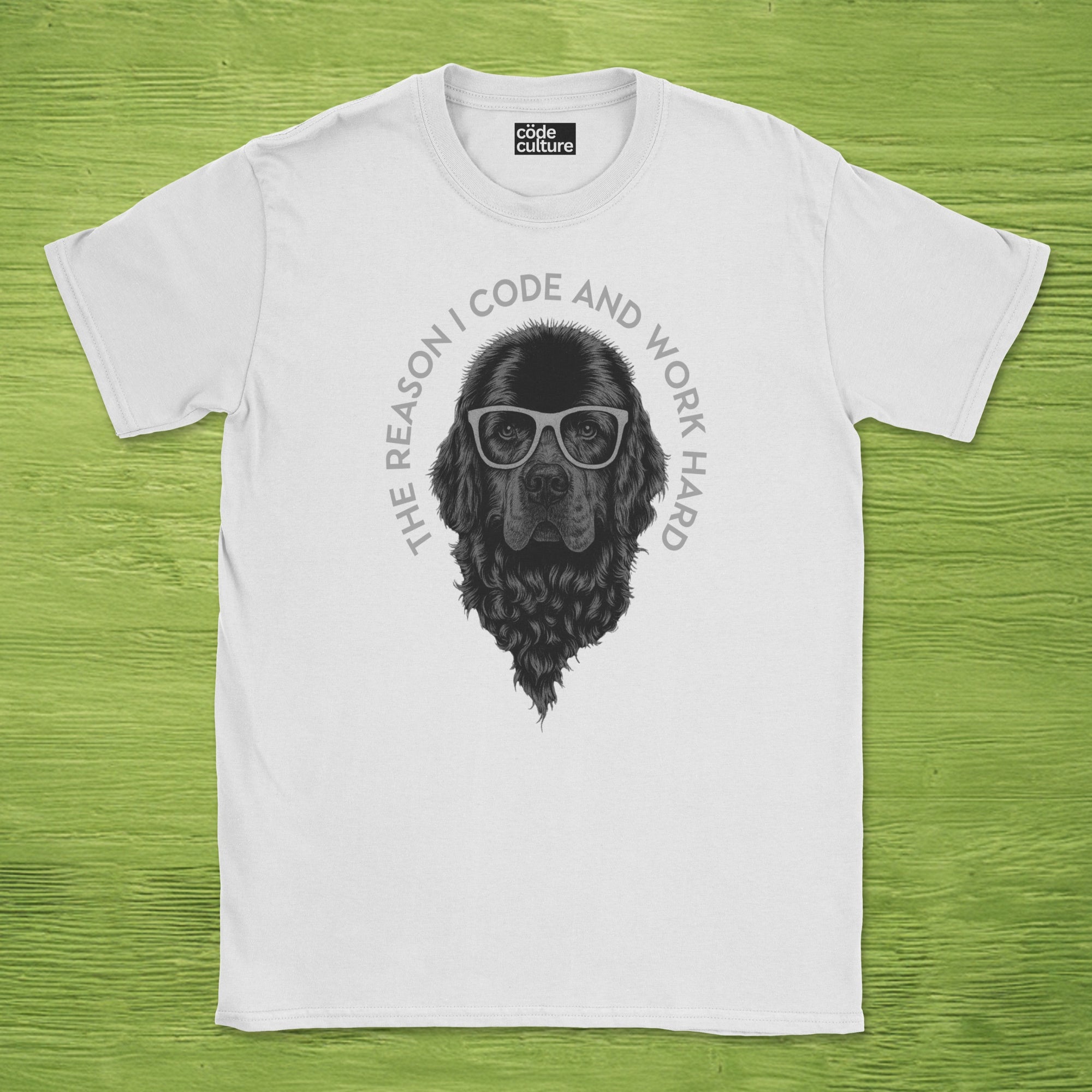 the reason i code dog shirt