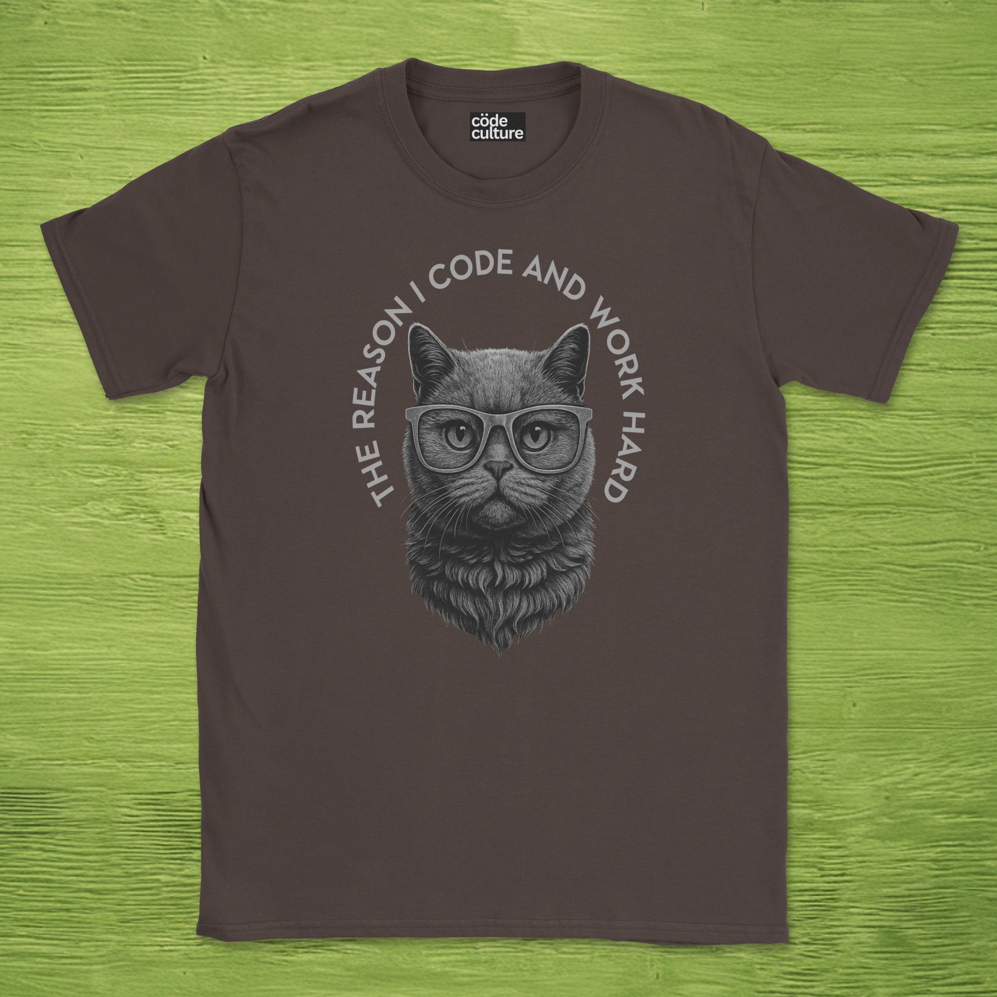 the reason i code cat shirt