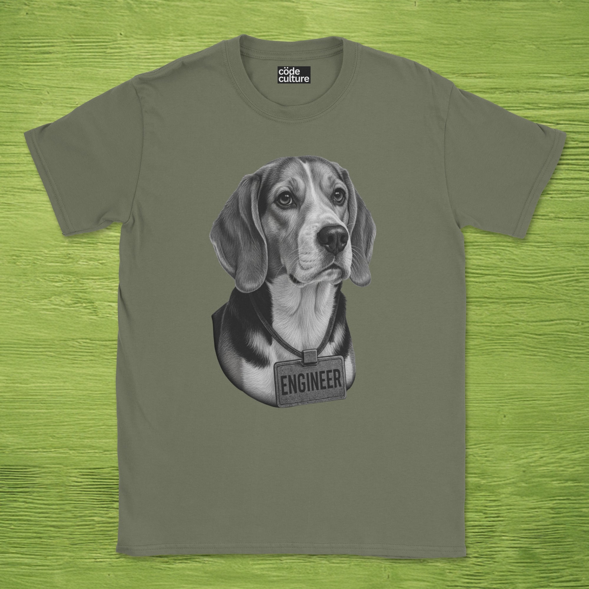 dog engineer shirt