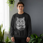 Code Culture cat developer sweatshirt funny programmer Sweatshirt in S — Code Culture developer clothing