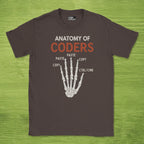 anatomy of coders shirt