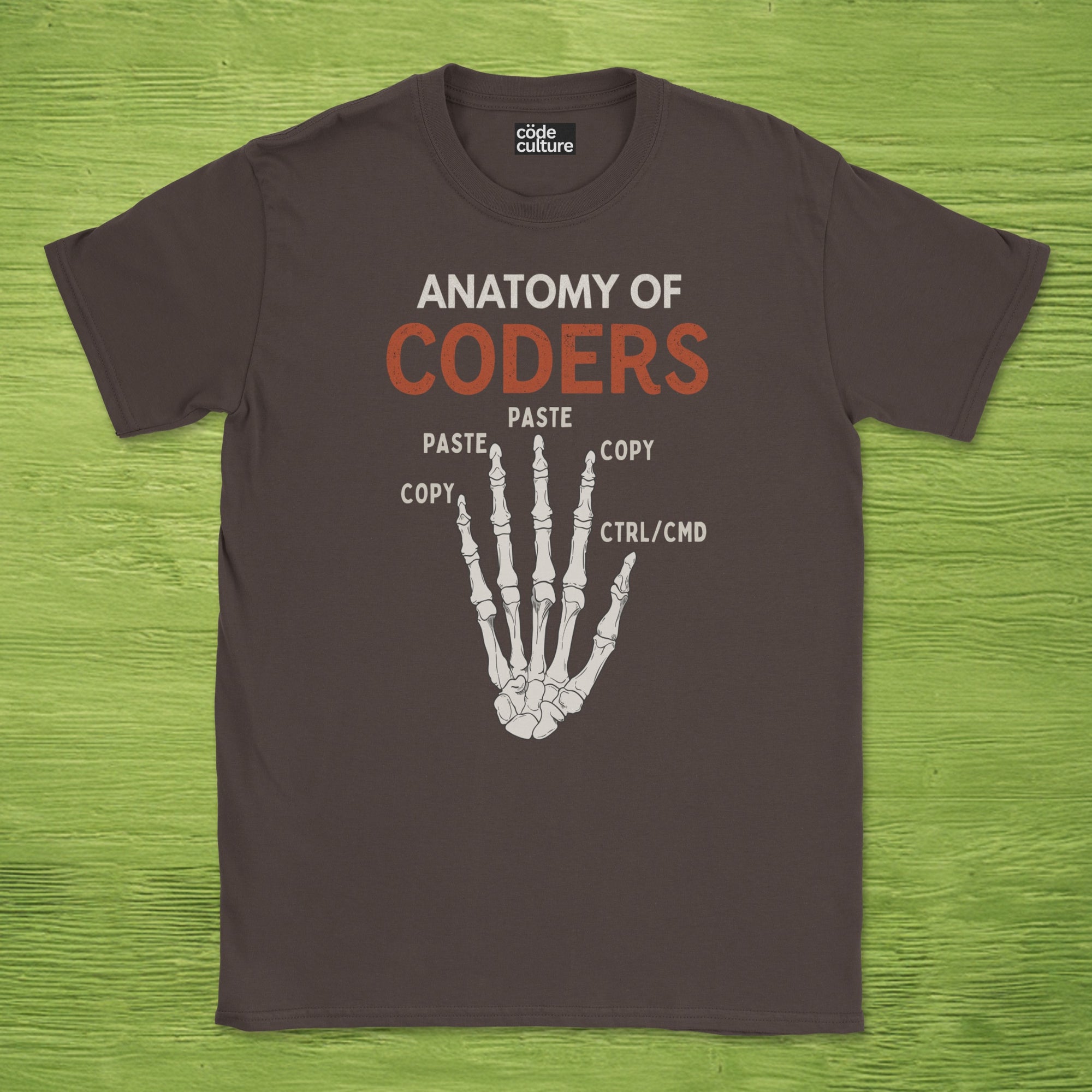 anatomy of coders shirt