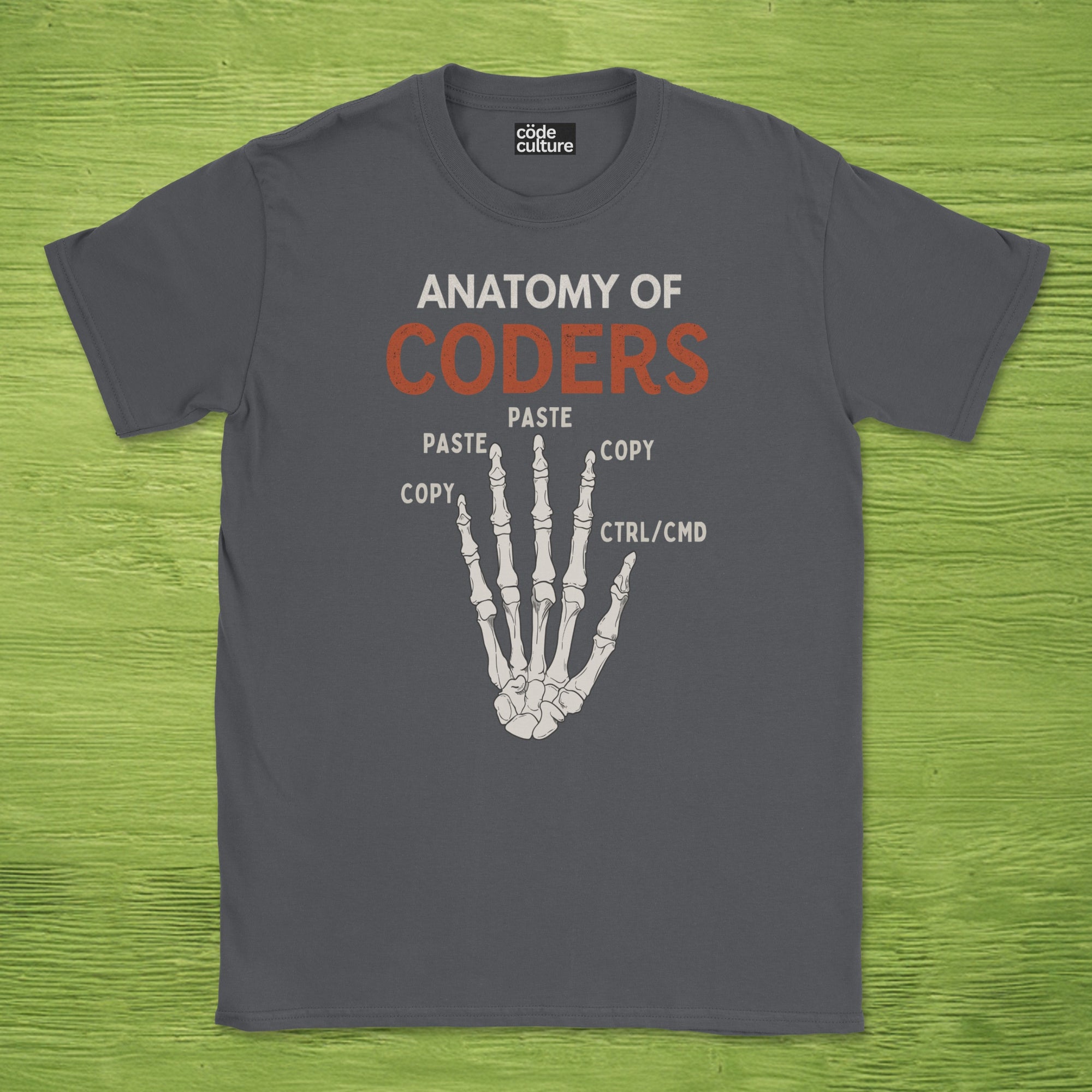 anatomy of coders shirt