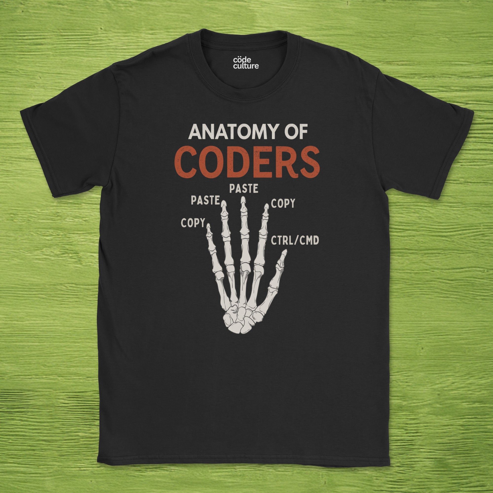 anatomy of coders shirt
