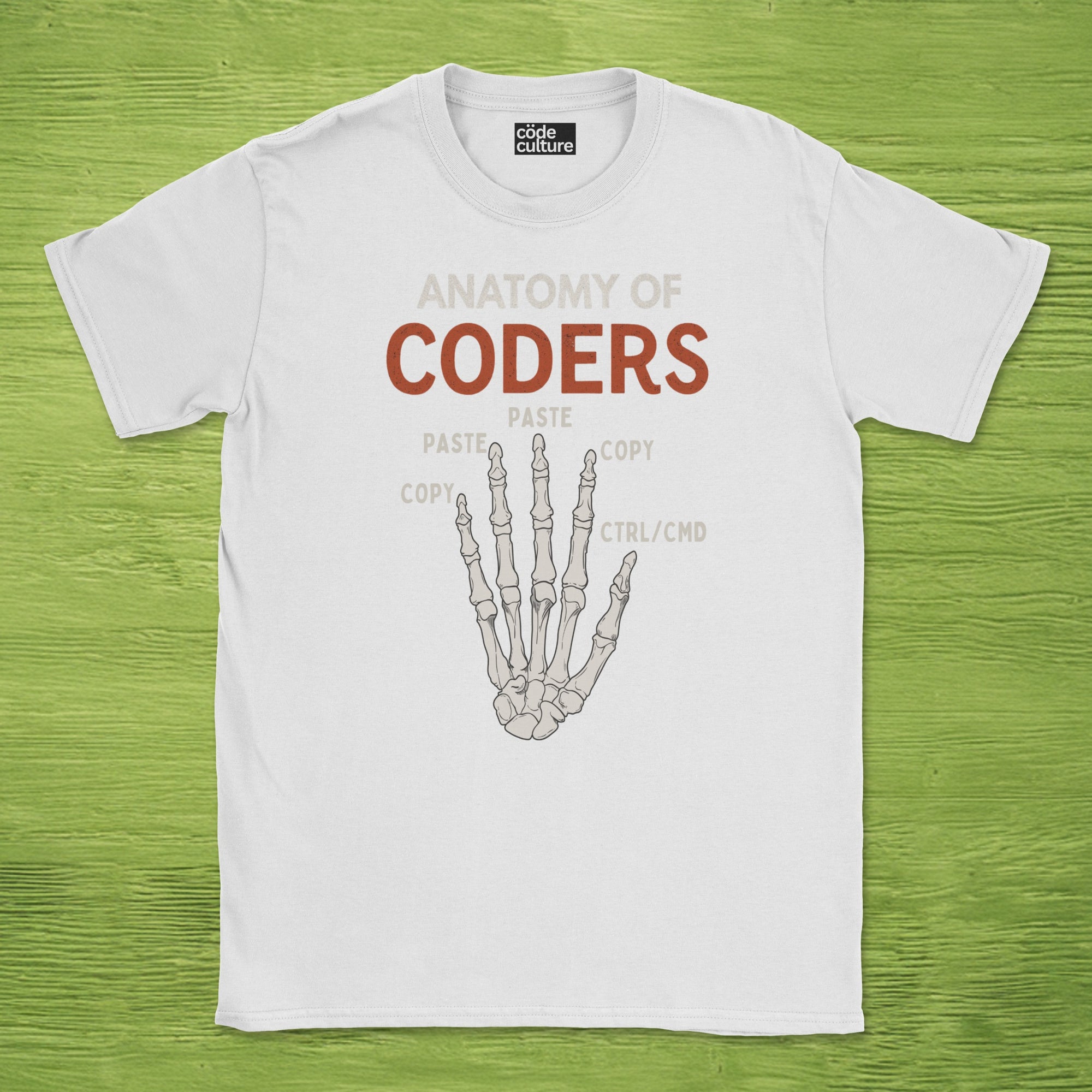 anatomy of coders shirt