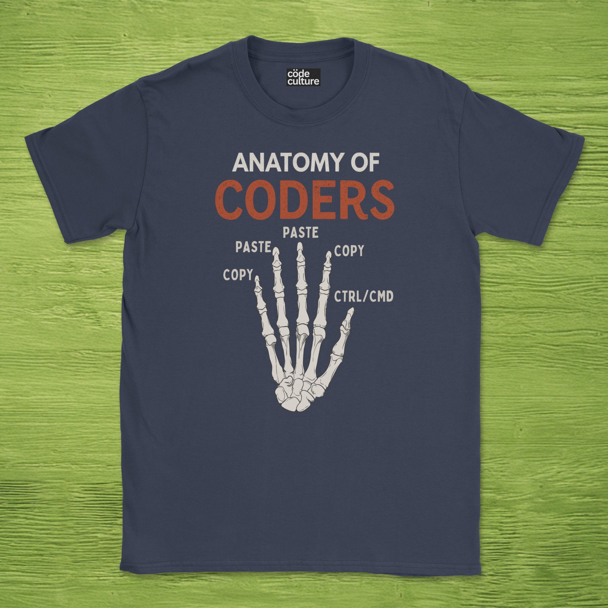 anatomy of coders shirt