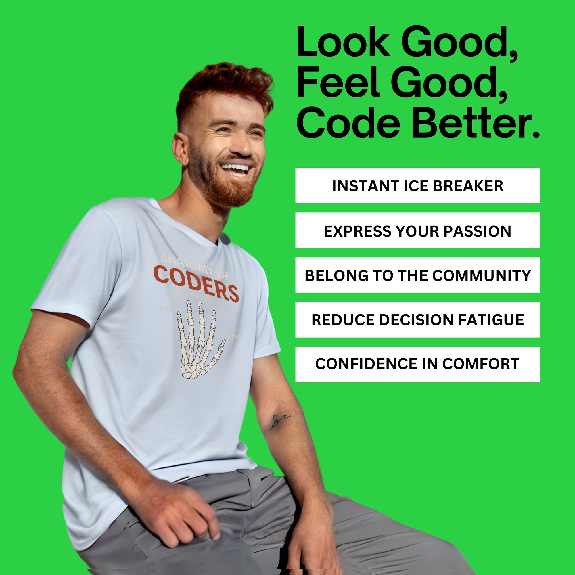 anatomy of coders shirt