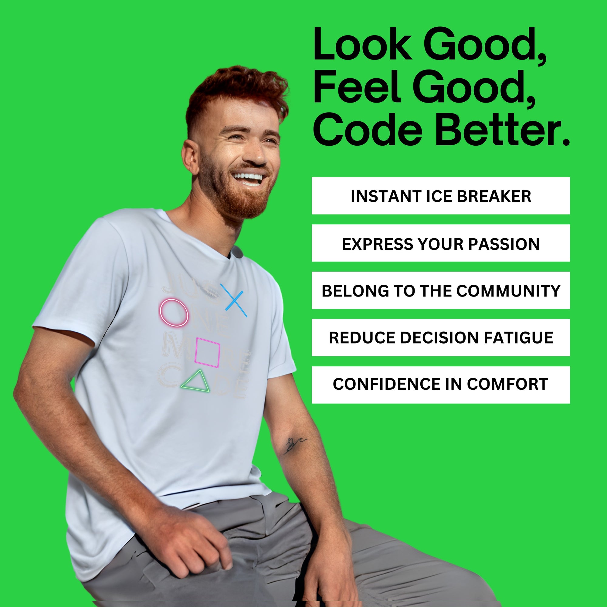 just one more code shirt