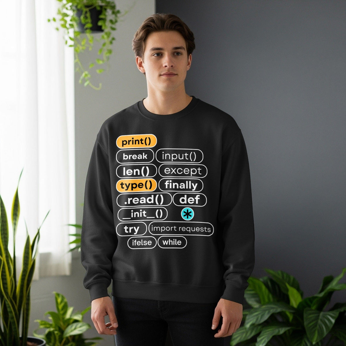 Code Culture print break input sweatshirt funny programmer Sweatshirt in S — Code Culture developer clothing