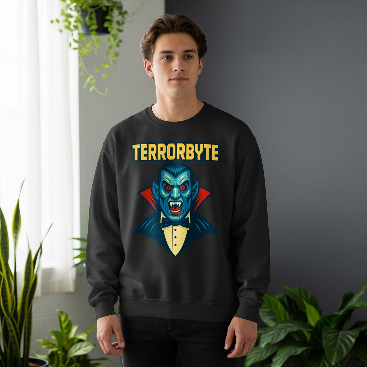 Code Culture terrorbyte sweatshirt funny programmer Sweatshirt in S — Code Culture developer clothing