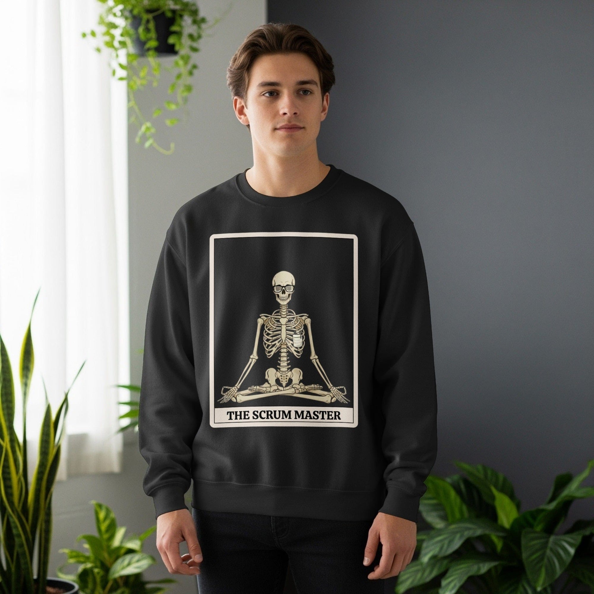 skeleton scrum master sweatshirt