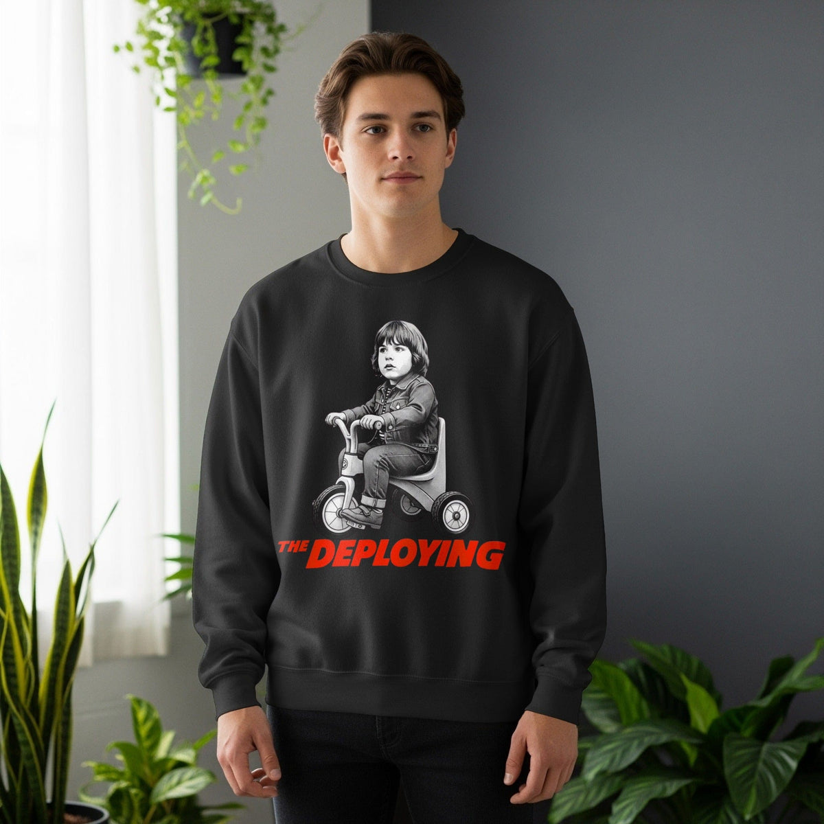 Code Culture the deploying movie sweatshirt funny programmer Sweatshirt in S — Code Culture developer clothing